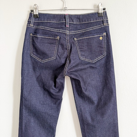 Kate Spade Dark Blue Play Hooky Skinny Jeans Size 24 - Picture 4 of 7